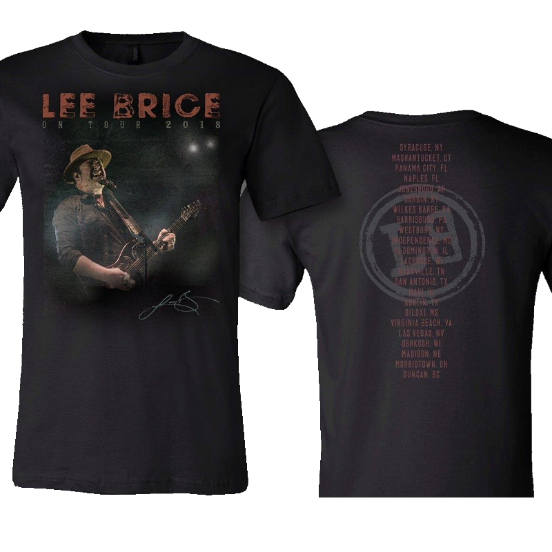 Lee Brice Official Merchandise And Apparel Lee Brice Black Live
